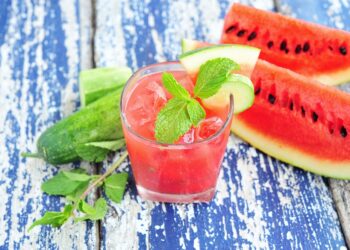 Watermelon-Cucumber Agua Fresca
