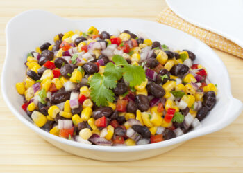 Corn and Black Bean Guacamole