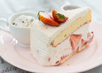 Strawberry Shortcake Ice Cream Cake