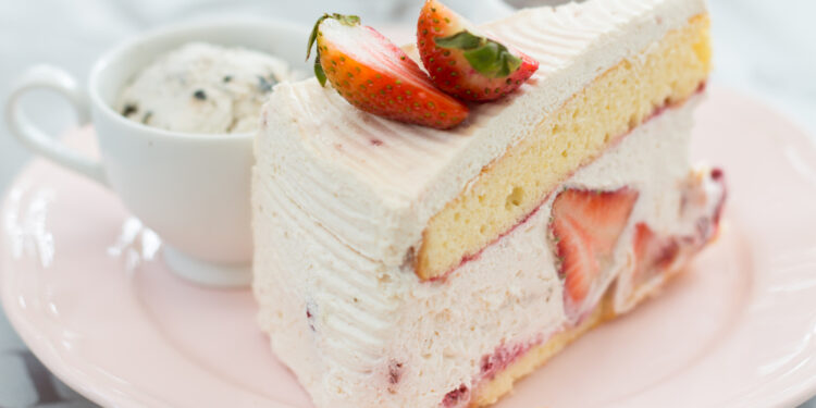 Strawberry Shortcake Ice Cream Cake