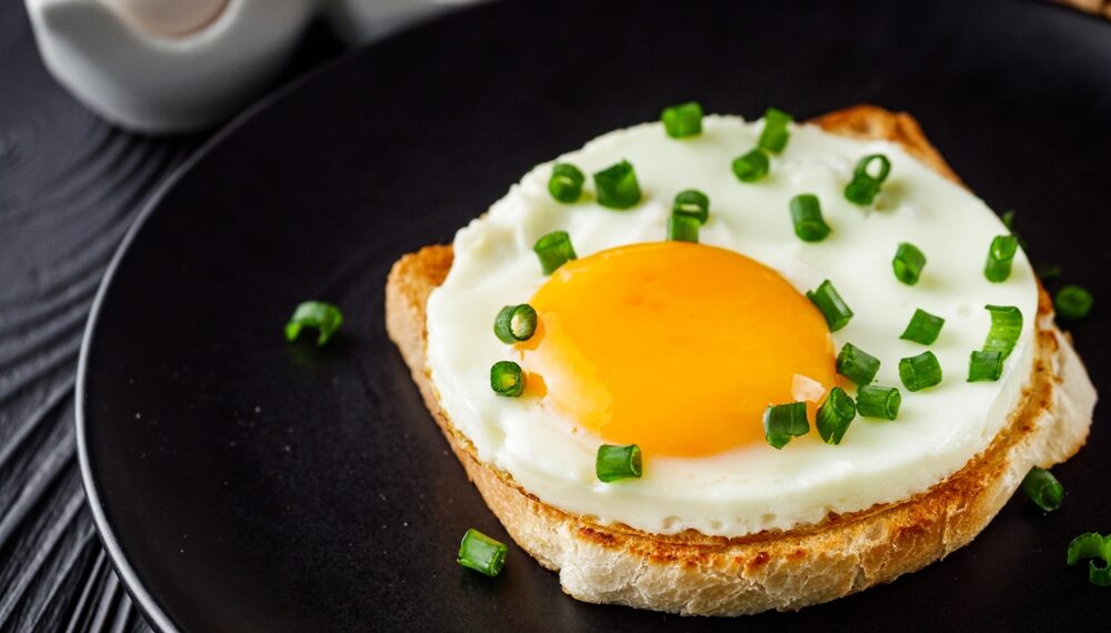 Open-Faced Frico Egg Sandwich – The Cooking Master