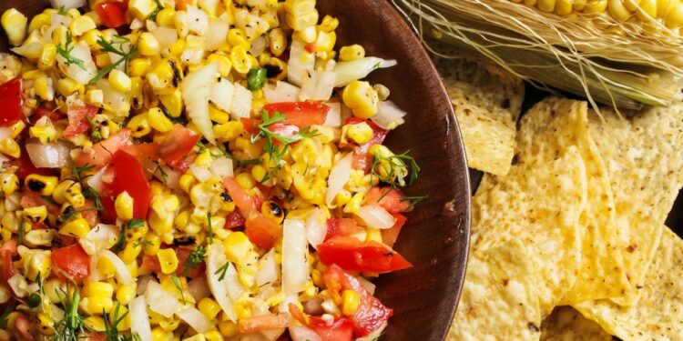 Grilled Corn Salad