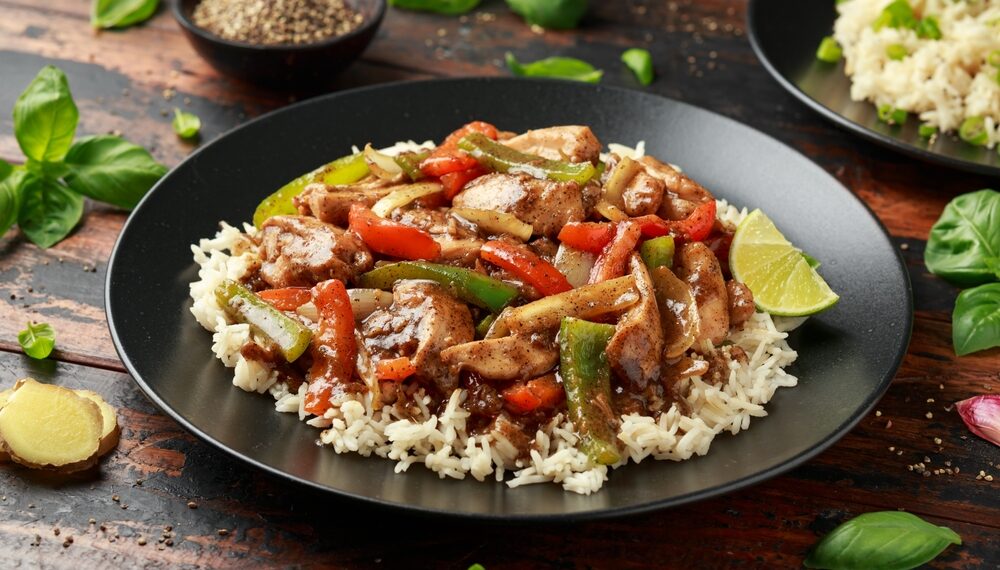 Sheet Pan Honey-Garlic Chicken Dinner