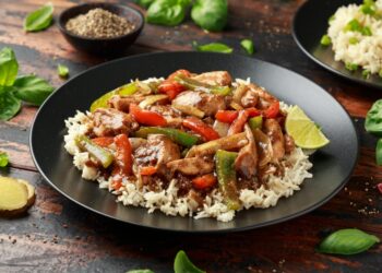 Sheet Pan Honey-Garlic Chicken Dinner