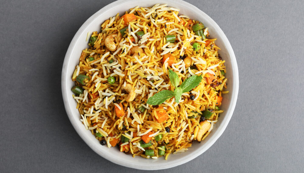 Instant Pot Pudina Pulao (Mint Rice)
