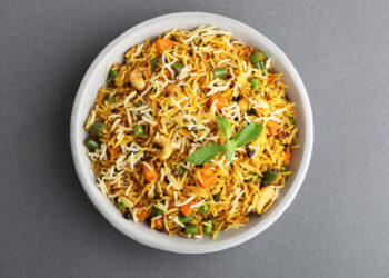 Instant Pot Pudina Pulao (Mint Rice)