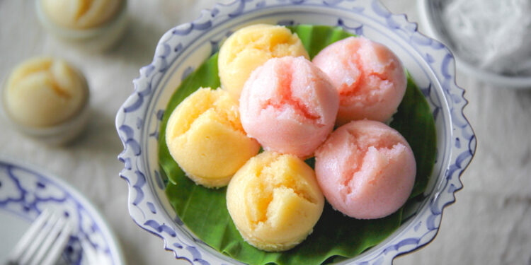 Steamed Vegan Rice Cakes