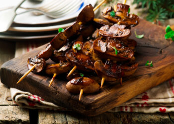 Grilled Balsamic Mushrooms