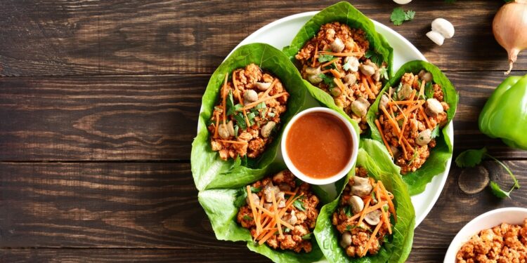 Asian Turkey Lettuce Cups