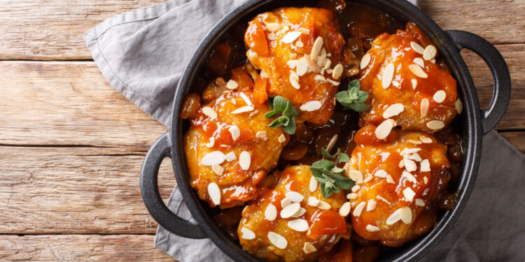 Spicy Apricot Glazed Wings