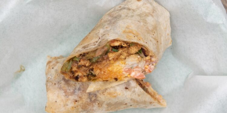 Loaded Pork Burritos