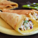 Cranberry apple turkey salad wrap