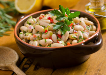 White Bean Salad, Italian Fagioli all’Uccelletto