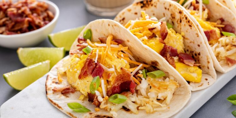Bacon and Egg Tacos