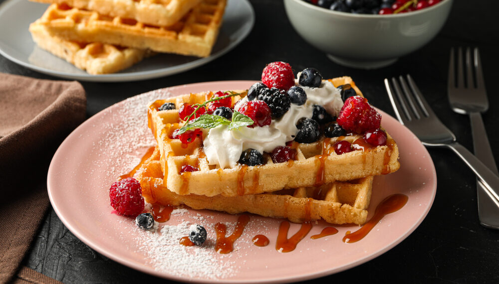 Chocolaty Dessert Waffles