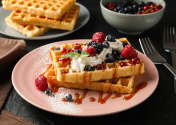 Chocolaty Dessert Waffles