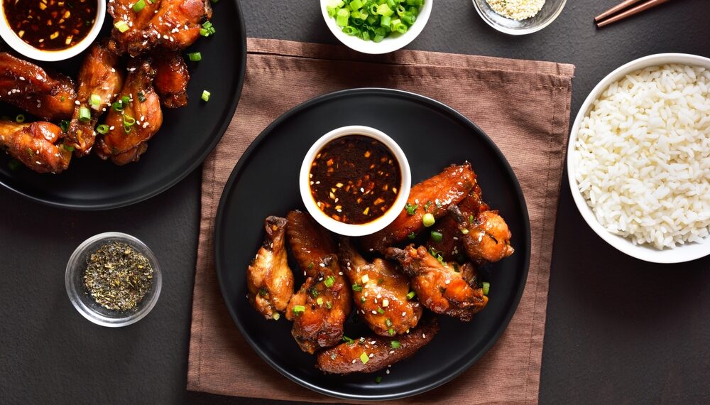 Sticky Honey Chicken Wings