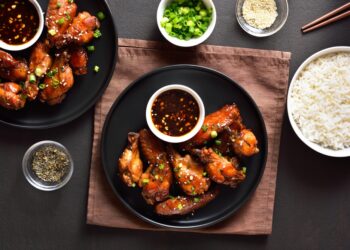 Sticky Honey Chicken Wings