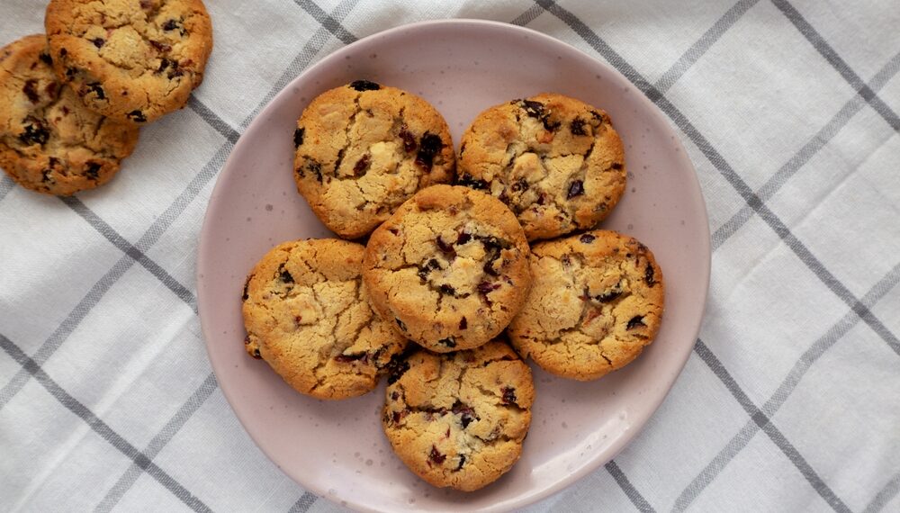 White Chocolate Cranberry Cookies