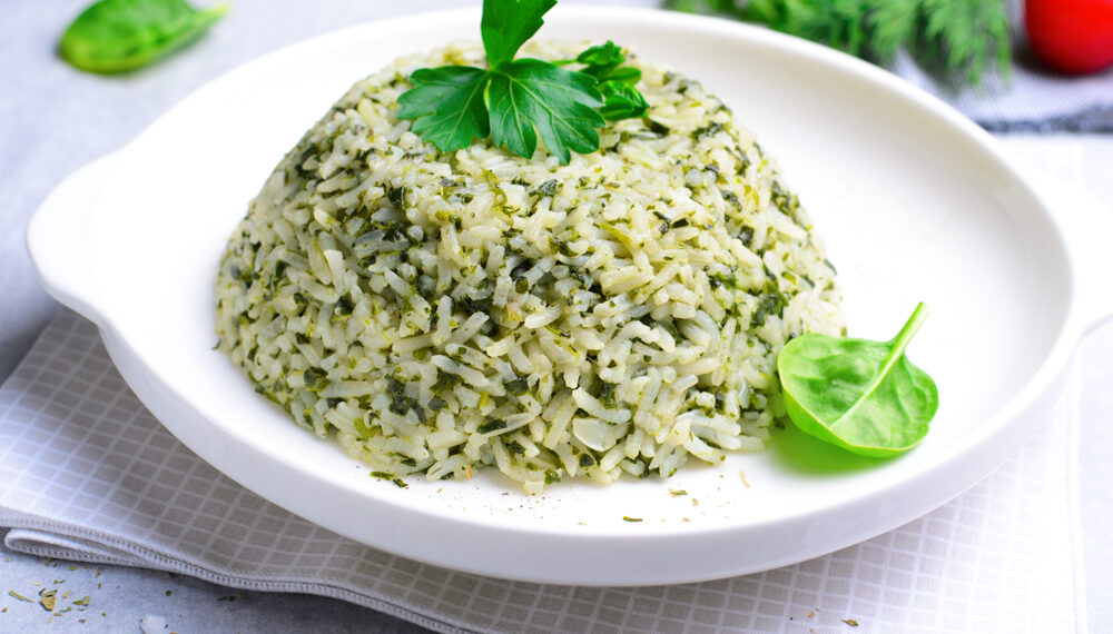 Greek Spinach Rice