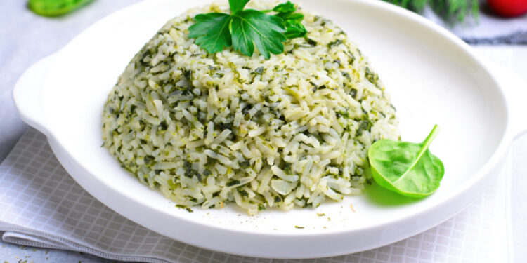 Greek Spinach Rice