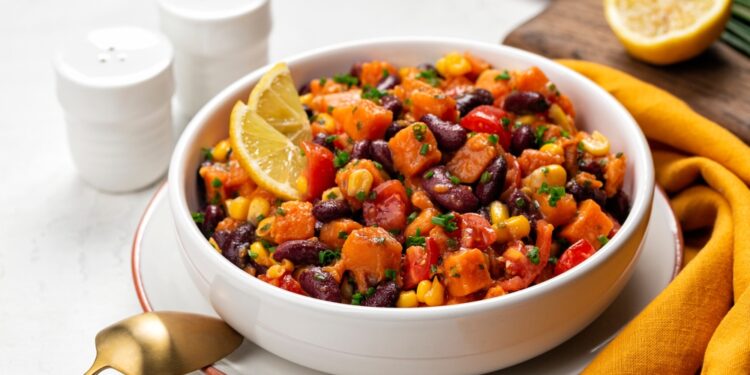 Black Bean and Sweet Potato Salad