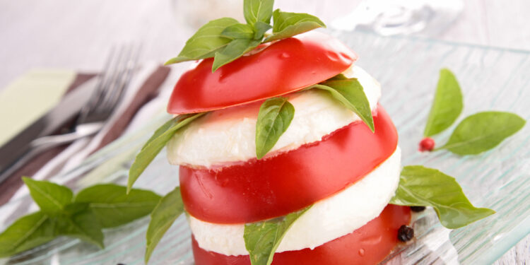 Stacked Tomato and Burrata Salad