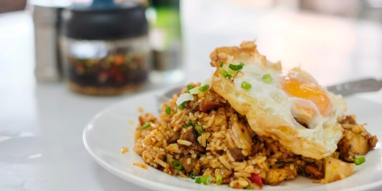 Fried Rice with Yum Yum Sauce