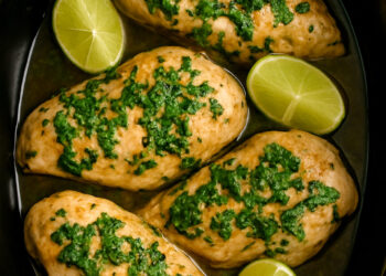 Slow Cooker Lime Cilantro Chicken