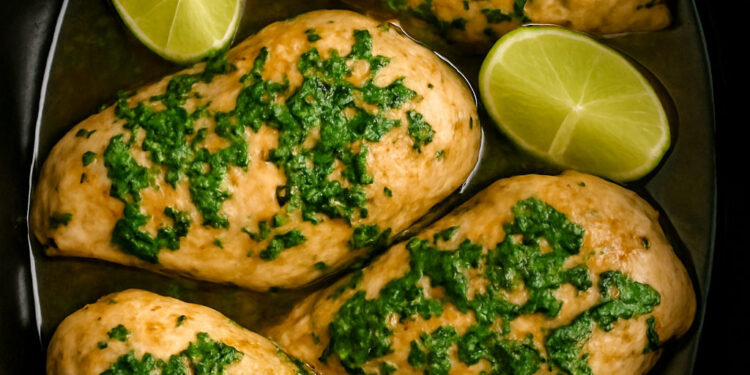 Slow Cooker Lime Cilantro Chicken