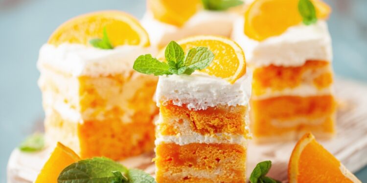 Orange Creamsicle Bars