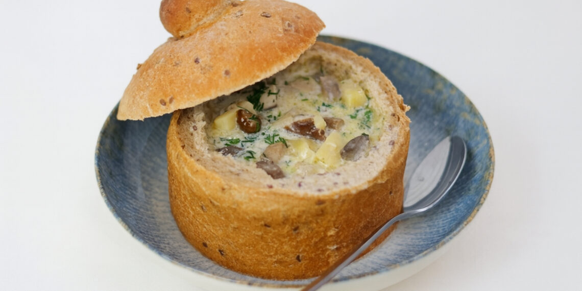 Mushroom Cheddar Soup