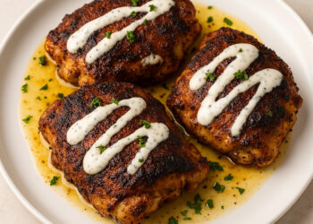 Blackened Ranch Pan-Fried Chicken Thighs