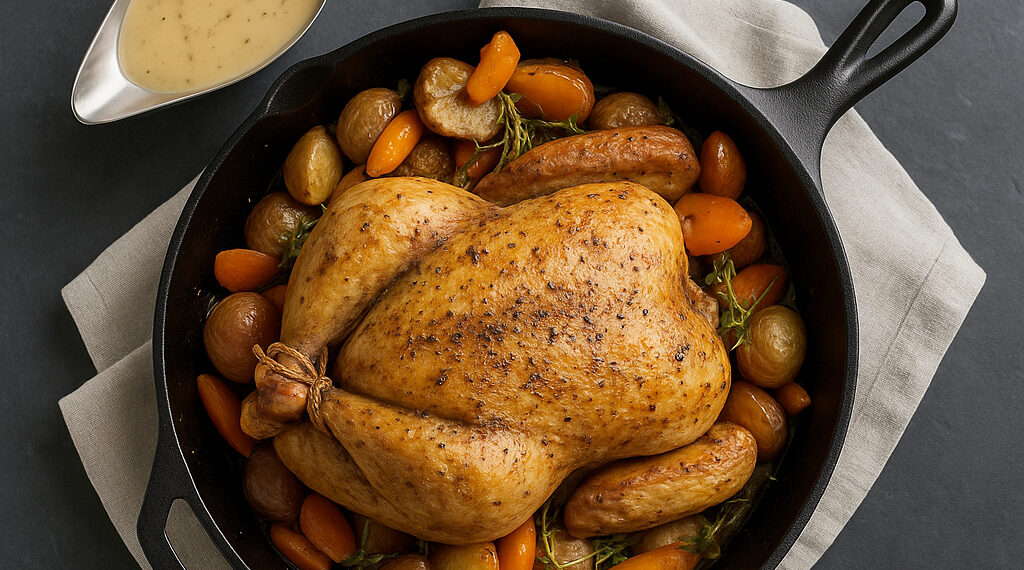 Roast Chicken with Gravy