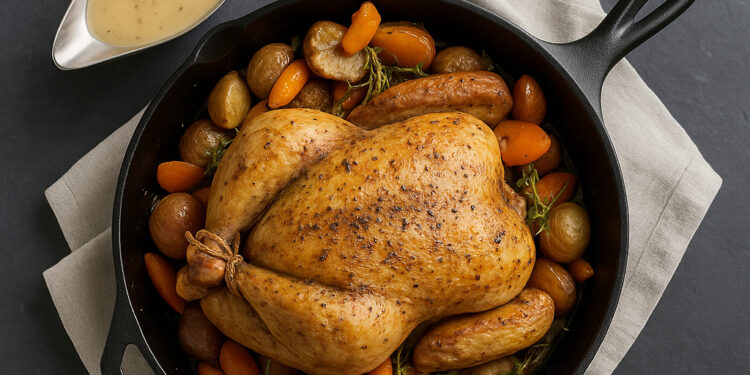 Roast Chicken with Gravy