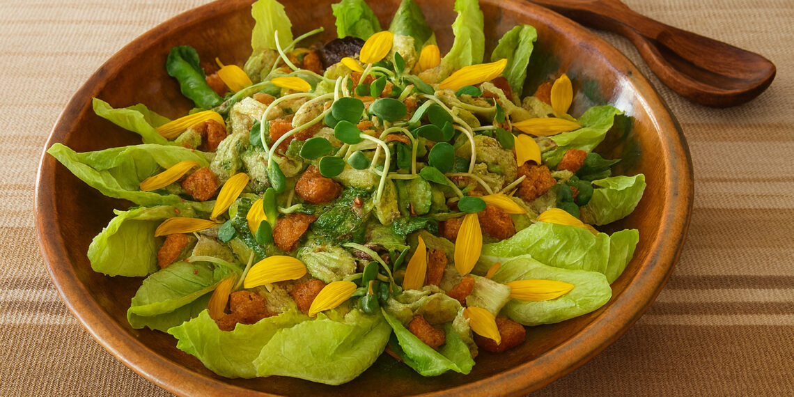 Sunflower Caesar Salad