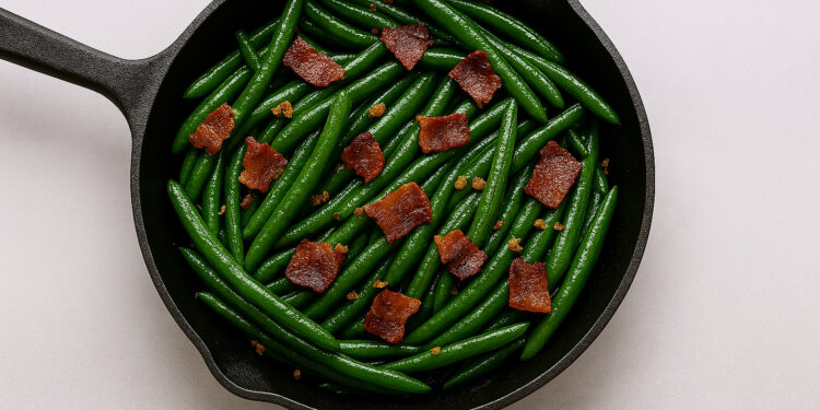 Bacon-Garlic Green Beans