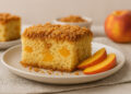 Moist Peach Coffee Cake