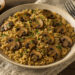Leftover Brown Rice and Mushroom Pilaf