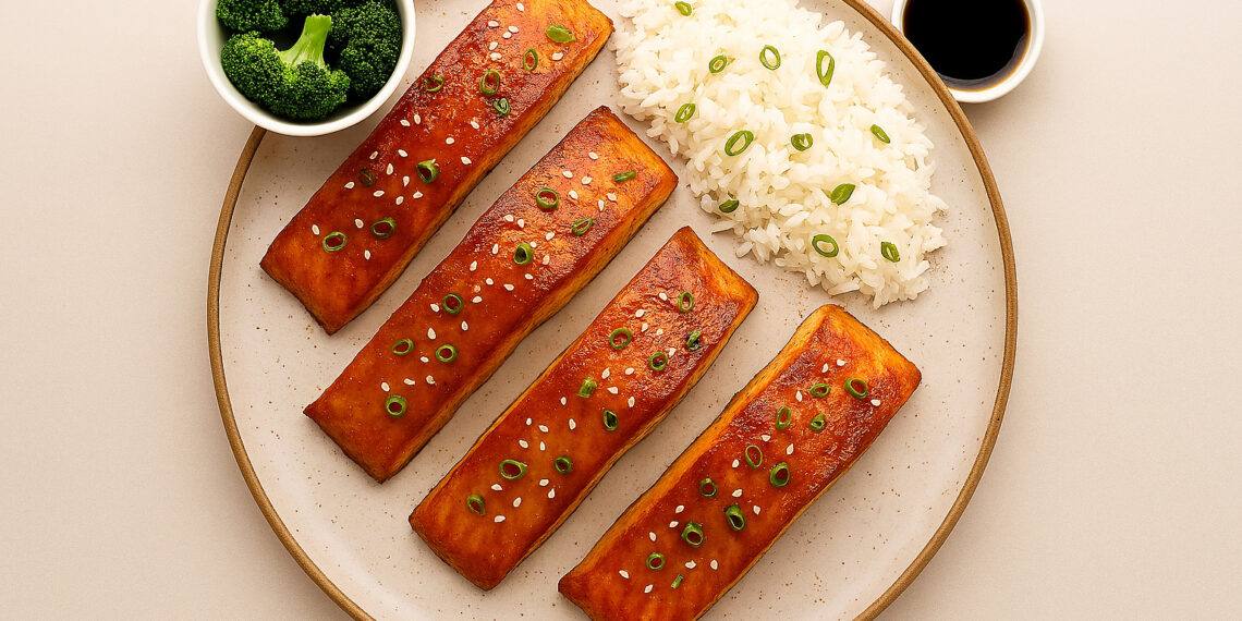 Air Fryer Miso-Glazed Salmon
