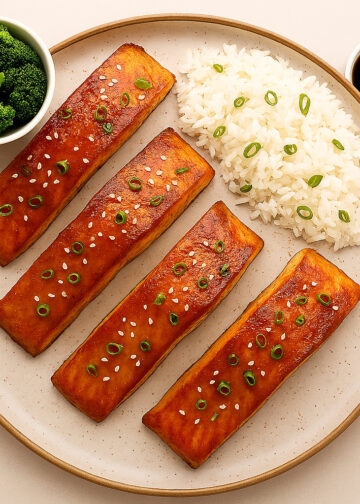 Air Fryer Miso-Glazed Salmon