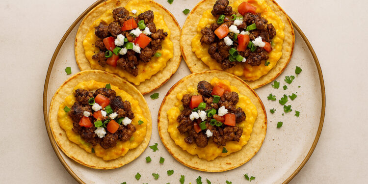 Breakfast Smashed Tacos