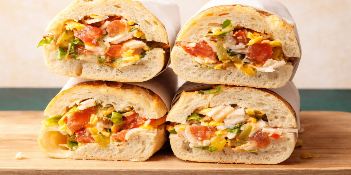 Stuffed Sub Salad Sandwich