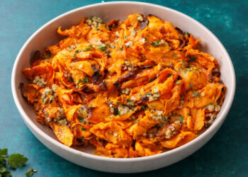 Sheet-Pan Sweet Potato Ribbons