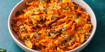 Sheet-Pan Sweet Potato Ribbons