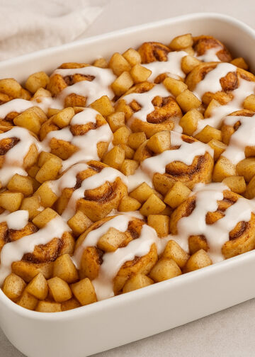 Apple Cinnamon Roll Casserole