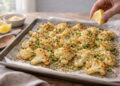 Roasted Garlic and Herb Parmesan Cauliflower