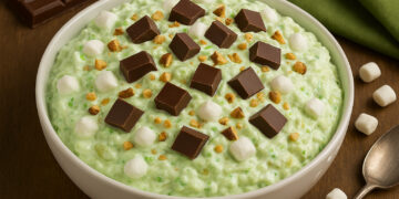 Dubai Chocolate Bar Watergate Salad