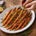 Honey-Thyme Roasted Carrots with Crispy Shallots and Lemon