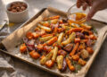 Maple-Glazed Roasted Root Vegetables with Warm Citrus Vinaigrette